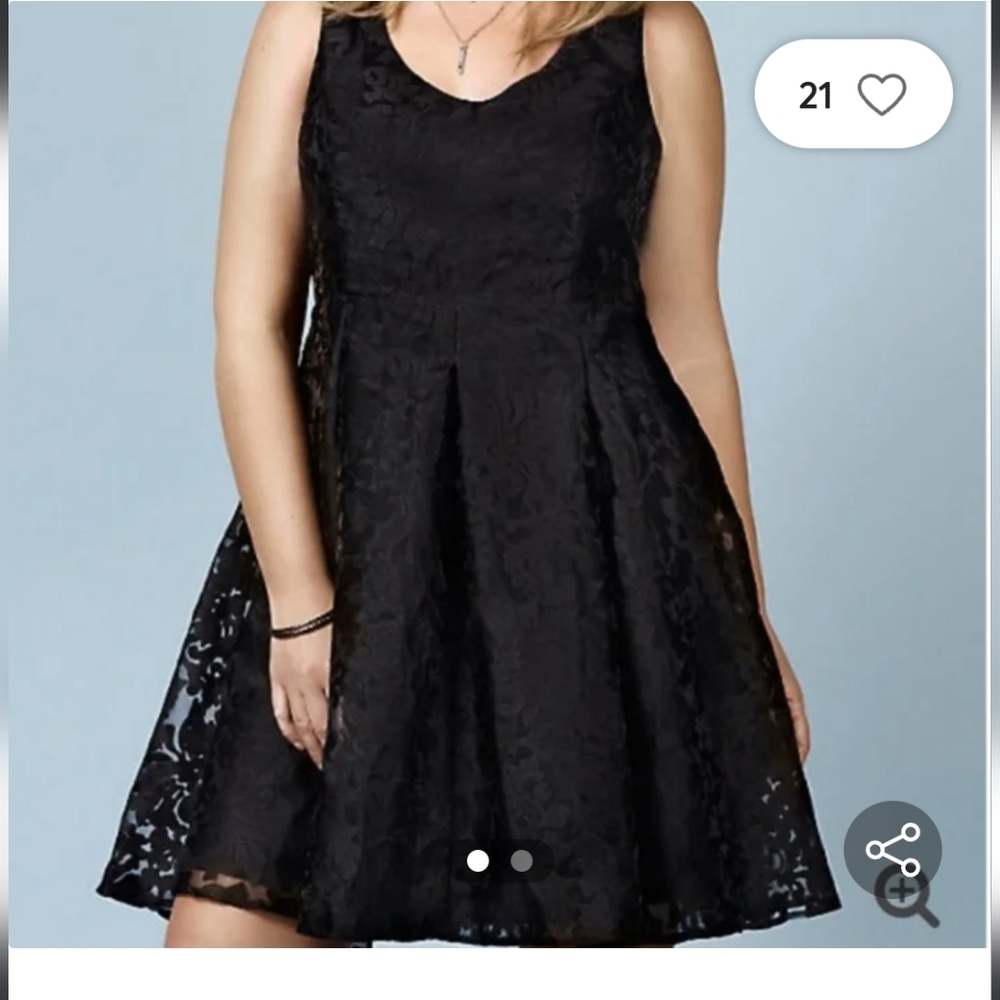 Torrid Dresses Rebel Wilson For Torrid Jacquard Skater Dress Size 14 NWOT